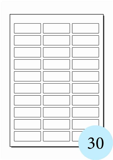 Blank Address Label Template