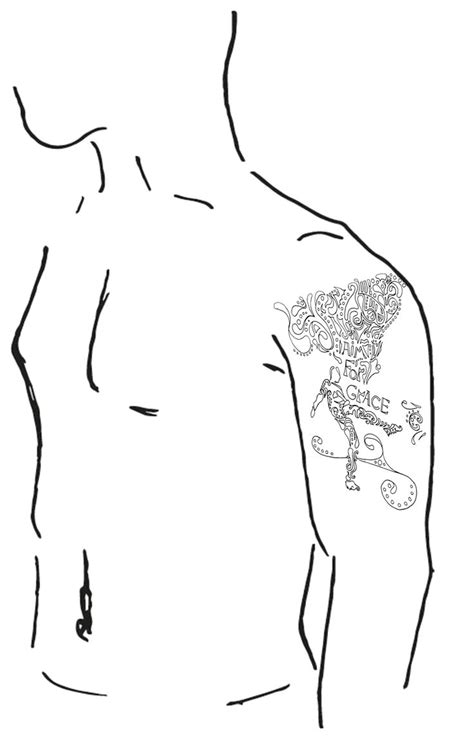 Blank Arm Tattoo Template