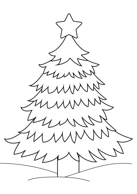 Blank Christmas Tree Printable