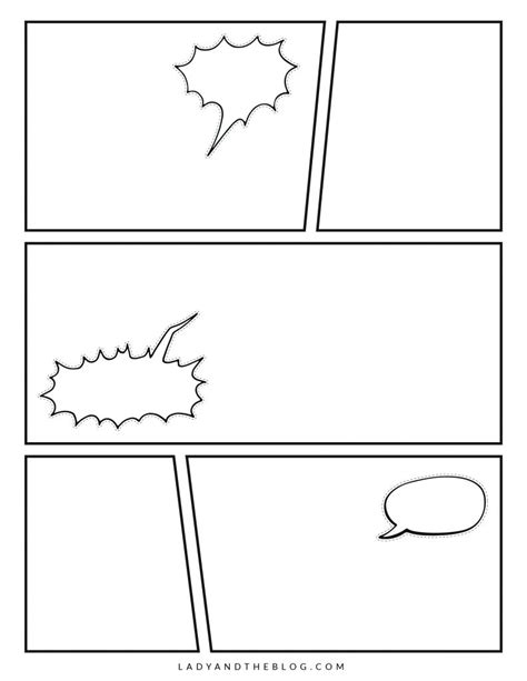 Blank Comic Book Template