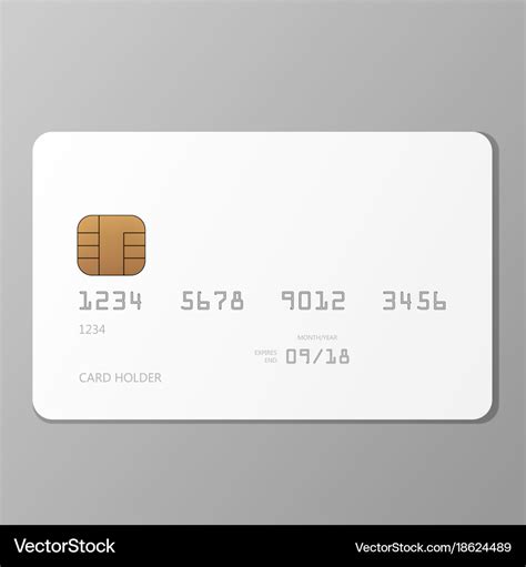 Blank Credit Card Template