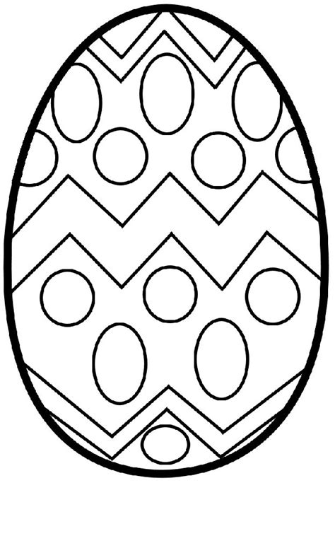 Blank Easter Egg Template