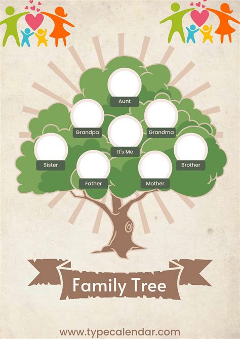 Blank Family Tree Template