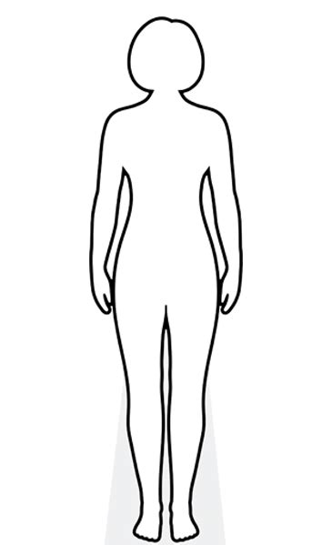Blank Female Body Template