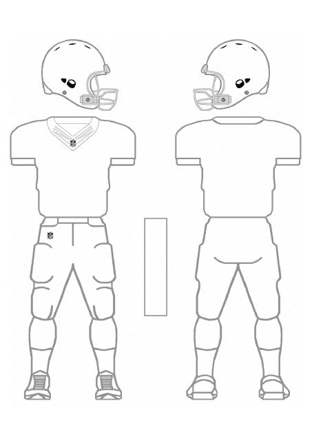 Blank Football Uniform Template