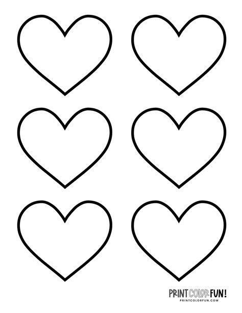 Blank Heart Printable