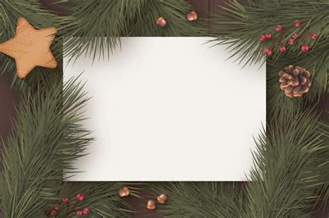 Blank Holiday Card Template