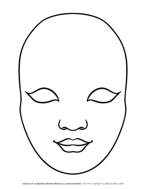 Blank Mask Template