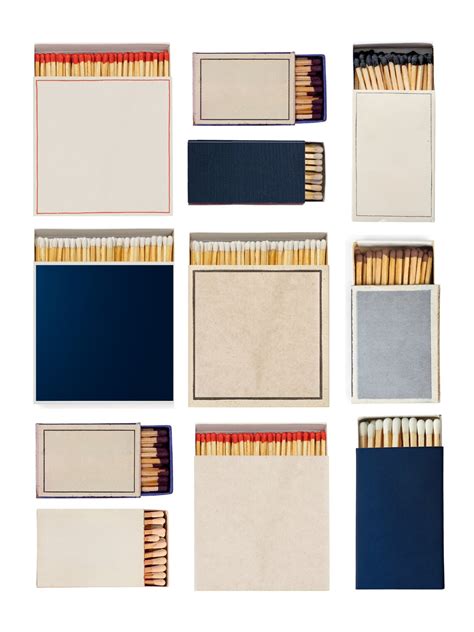 Blank Matchbook Template