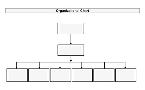 Blank Organizational Chart Template