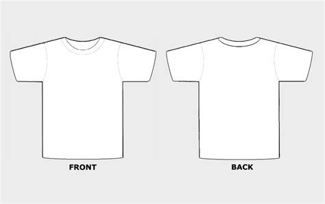 Blank Shirt Template For Design
