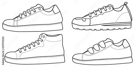 Blank Shoe Templates