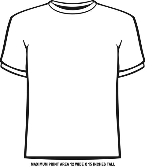 Blank T Shirt Printable