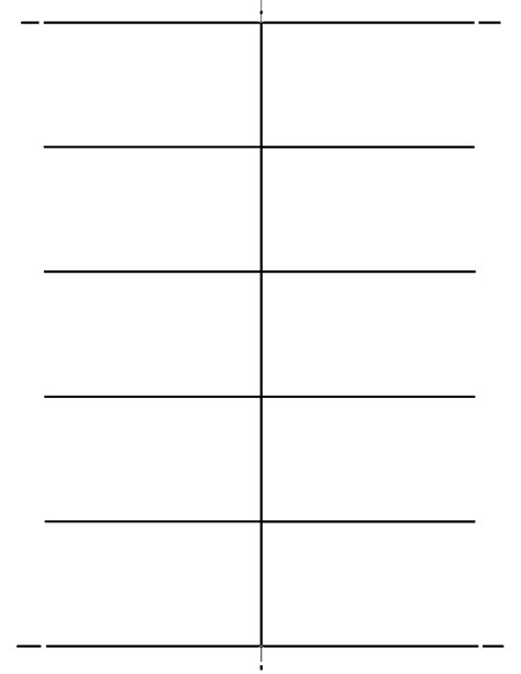 Blank Template For Business Cards