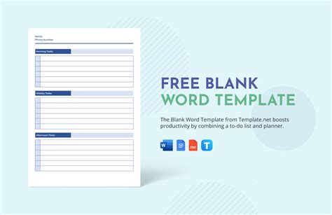 Blank Word Templates