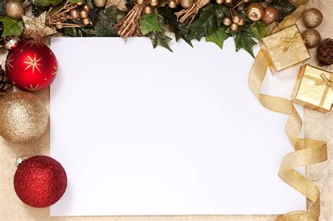 Blank Xmas Card Templates