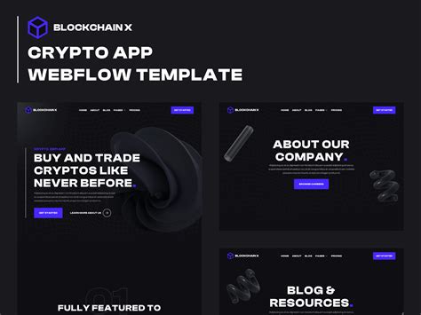 Blockchain Website Template