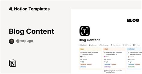 Blog Content Template