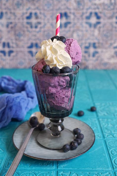Blueberry Cottage Cheese Ice Cream: A Sweet Treat for Your Senses