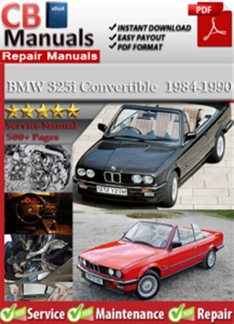 Bmw 325 325i 1984 1990 Repair Service Manual Pdf