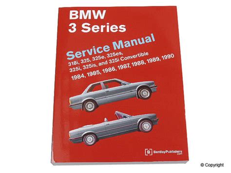 Bmw 325i 325is 1984 Repair Service Manual