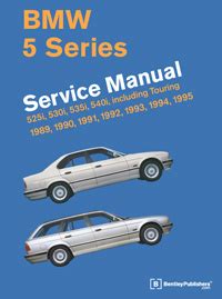 Bmw 5 Series 1989 1995 Workshop Service Manual Repair