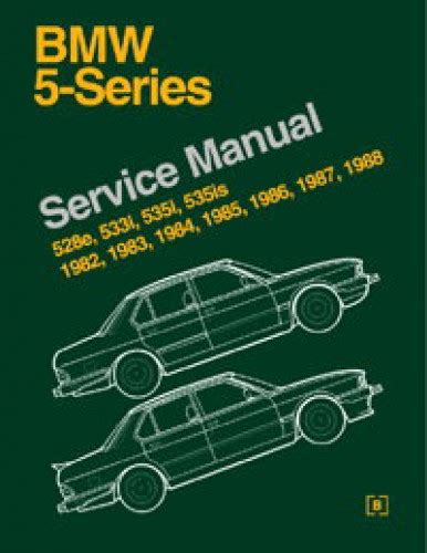 Bmw 5 Series E28 M535i 1985 1988 Service Repair Manual