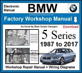 Bmw 5 Series Shop Service Repair Manual Download