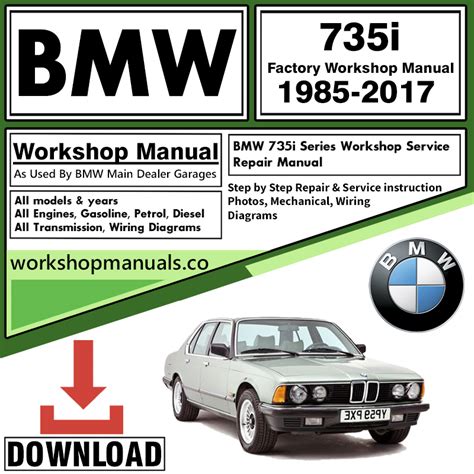 Bmw 733i 735i Service Repair Workshop Manual Download 83 87