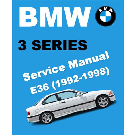 Bmw Coupe 1992 1998 Workshop Service Manual Repair