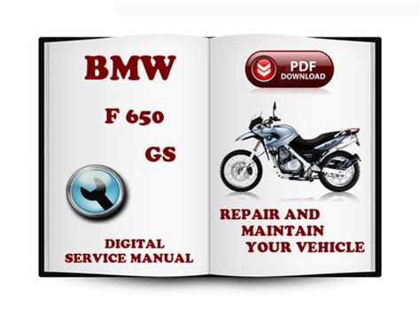 Bmw F 650 Gs Service Repair Manual Instant Download