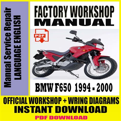 Bmw F650 1994 2000 Repair Service Manual Pdf