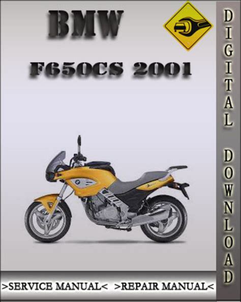 Bmw F650cs 2001 Factory Service Repair Manual