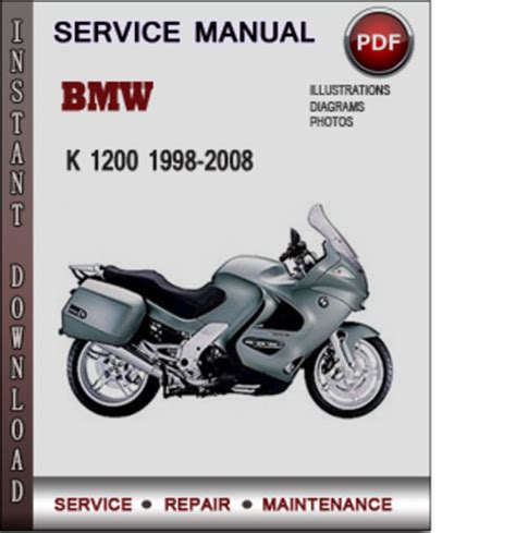 Bmw K 1200 1998 2008 Factory Service Repair Manual