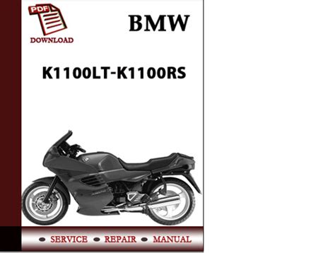 Bmw K1100 K1100lt K1100rs 1995 Repair Service Manual