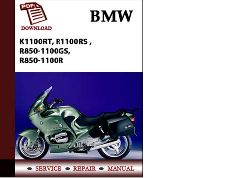 Bmw K1100rt R1100rs R850 1100gs R850 1100r Workshop Service Manual Repair Manual Download