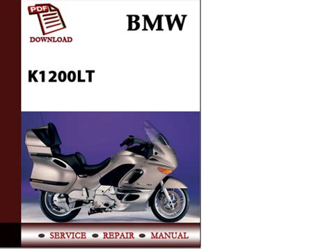 Bmw K1200 K1200lt 2000 Repair Service Manual