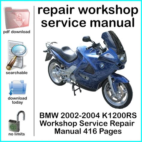 Bmw K1200rs 2003 Workshop Service Repair Manual