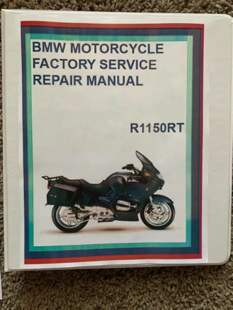 Bmw R1150rt Service Repair Manual 2001 2006