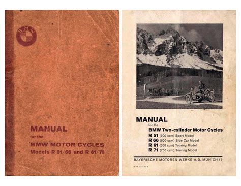 Bmw R51 R61 R66 R71 Service Repair Workshop Manual