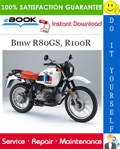 Bmw R80gs R100r Service Repair Manual Download