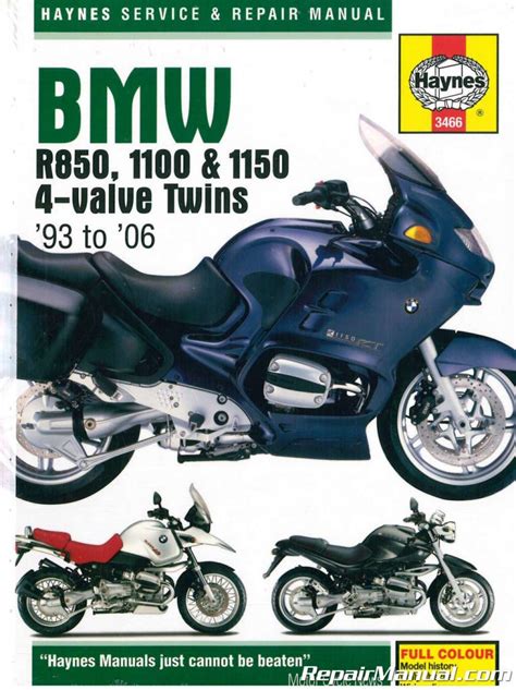 Bmw R850 R1100 R Rt Gs 850 1100 Service Repair Manual 1993 2000