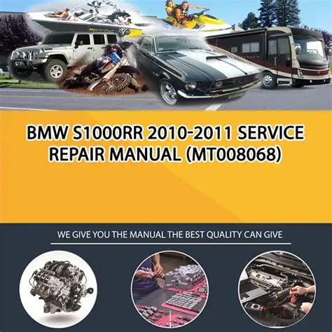 Bmw S1000rr 2010 2011 Workshop Service Manual Multilanguage