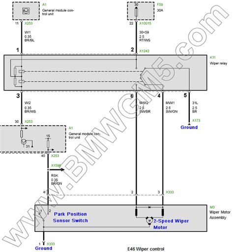 Bmw Windshield Wiper Motor Wiring Diagram