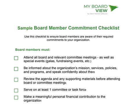 Board Member Template