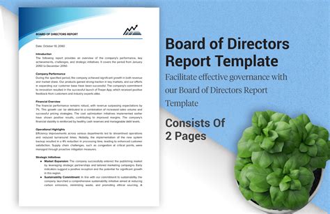Board Of Directors Template