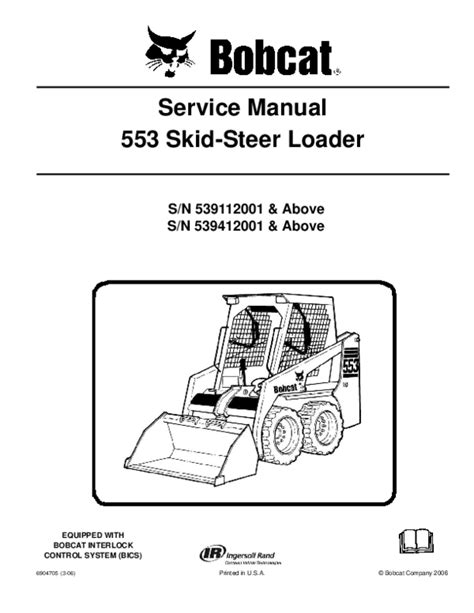 Bobcat Interlock Control System Wiring Schematic