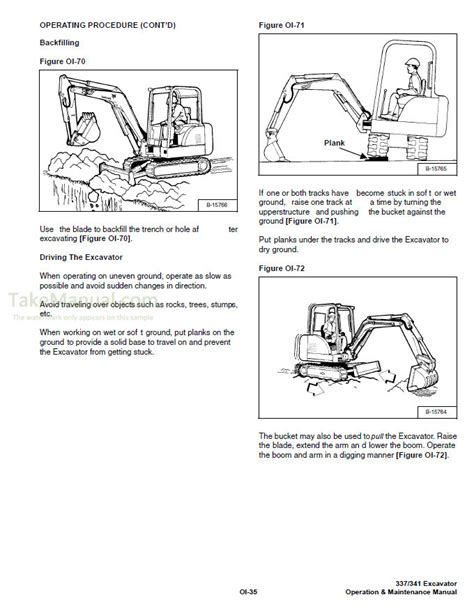 Bobcat Mini Excavator 337 341 Service Manual 233311001 233211001 Pdf