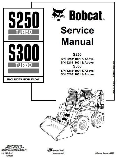 Bobcat S300 Wiring Diagram