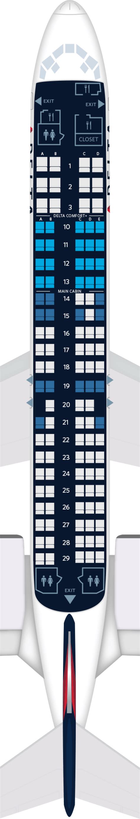 Boeing 717 Seating Chart Delta